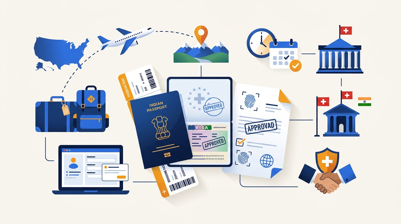 Switzerland Schengen Visa for Indian Citizens in the US (2026)