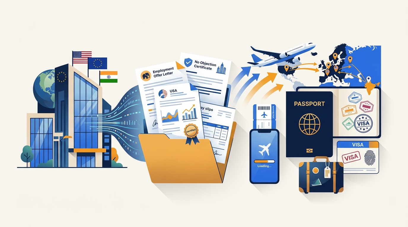 Schengen Visa Employment Documents for Indian Applicants in the US 2026