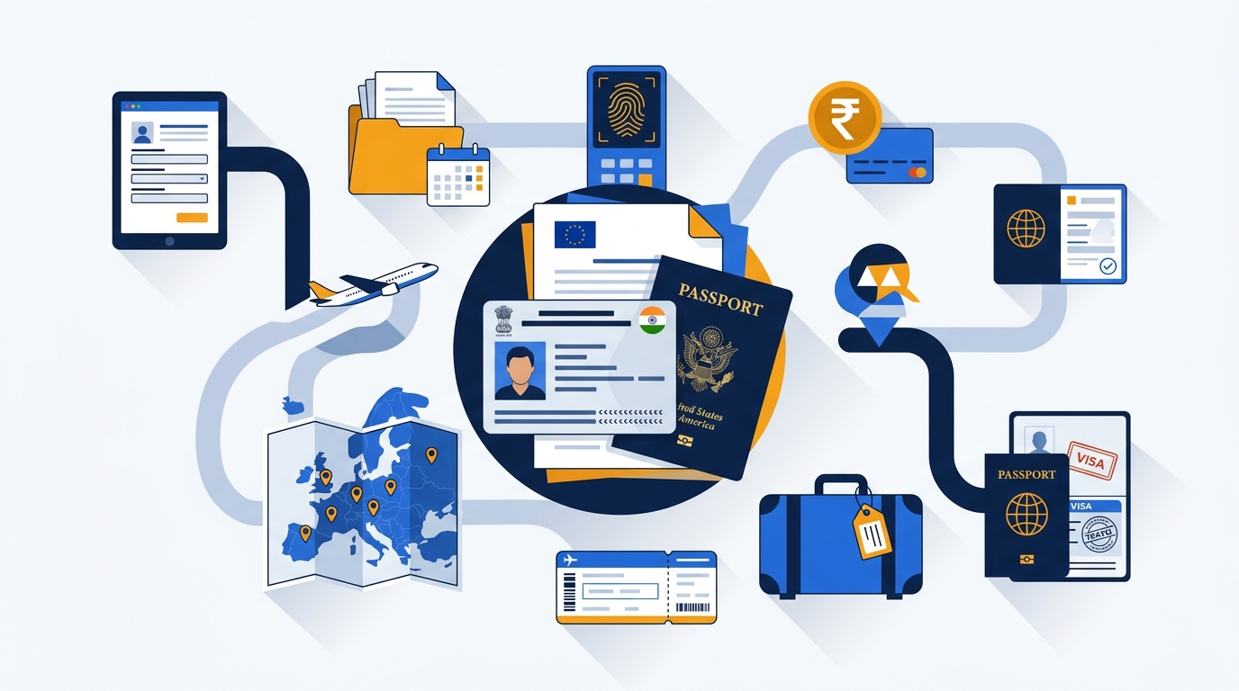 Schengen Visa Application Steps for Indian OCI Holders in the US 2026