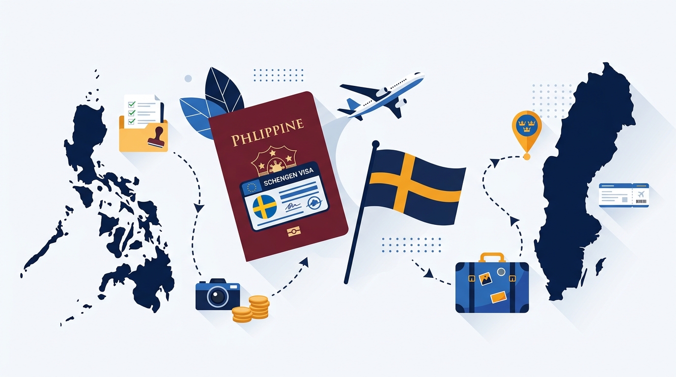 Sweden Schengen Visa for Filipino Citizens in the Philippines (2026)