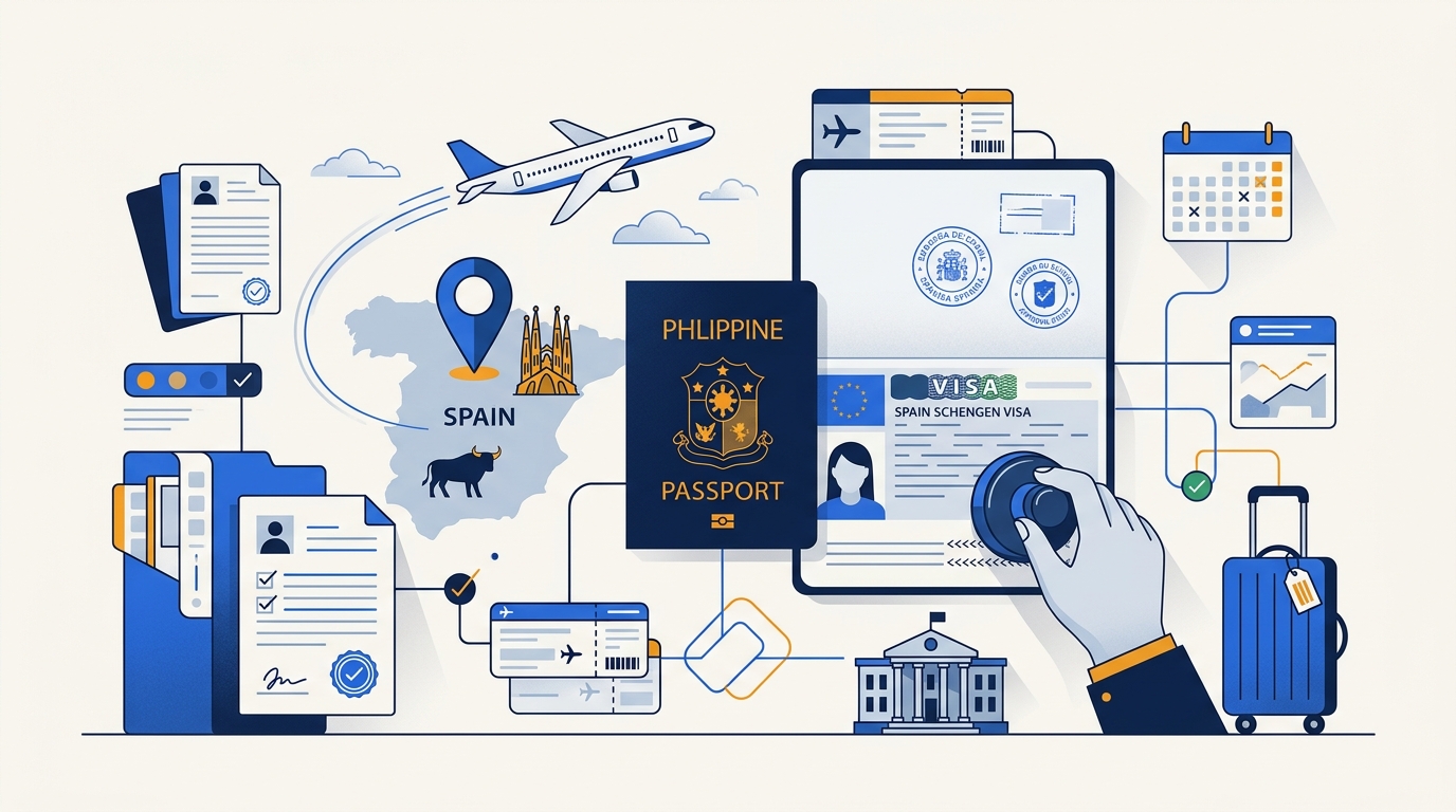 Spain Schengen Visa for Filipino Citizens in the Philippines (2026)