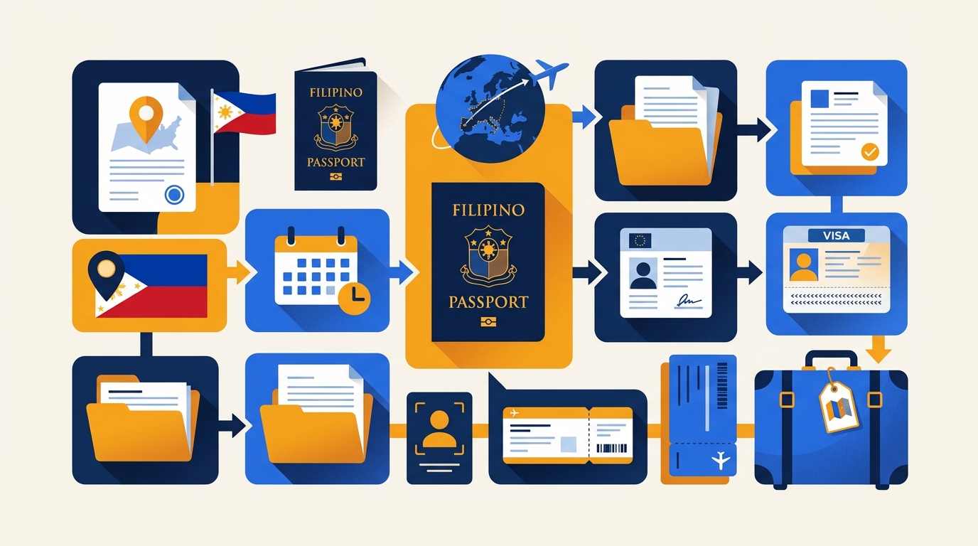 Schengen Visa Application Steps for Filipino OFWs in the Philippines 2026