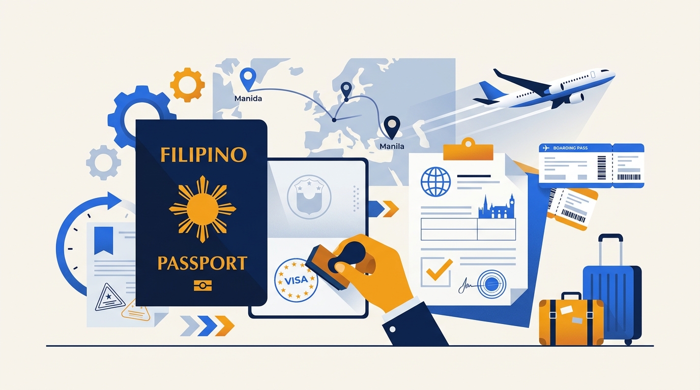 Schengen Visa Application Steps for Filipino Citizens in the Philippines 2026 — 2026 Update